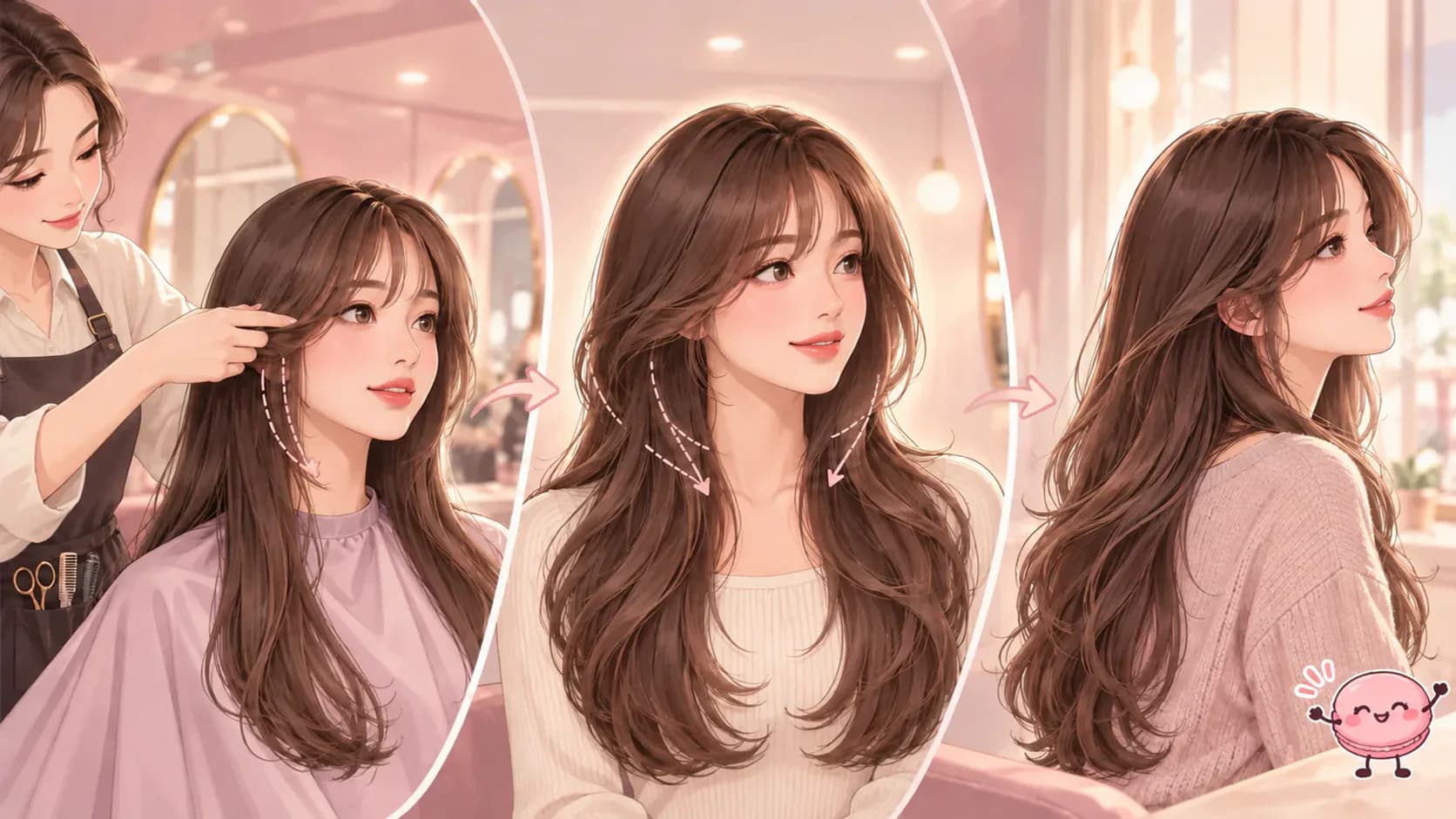 Pairing Bangs With Long Layers