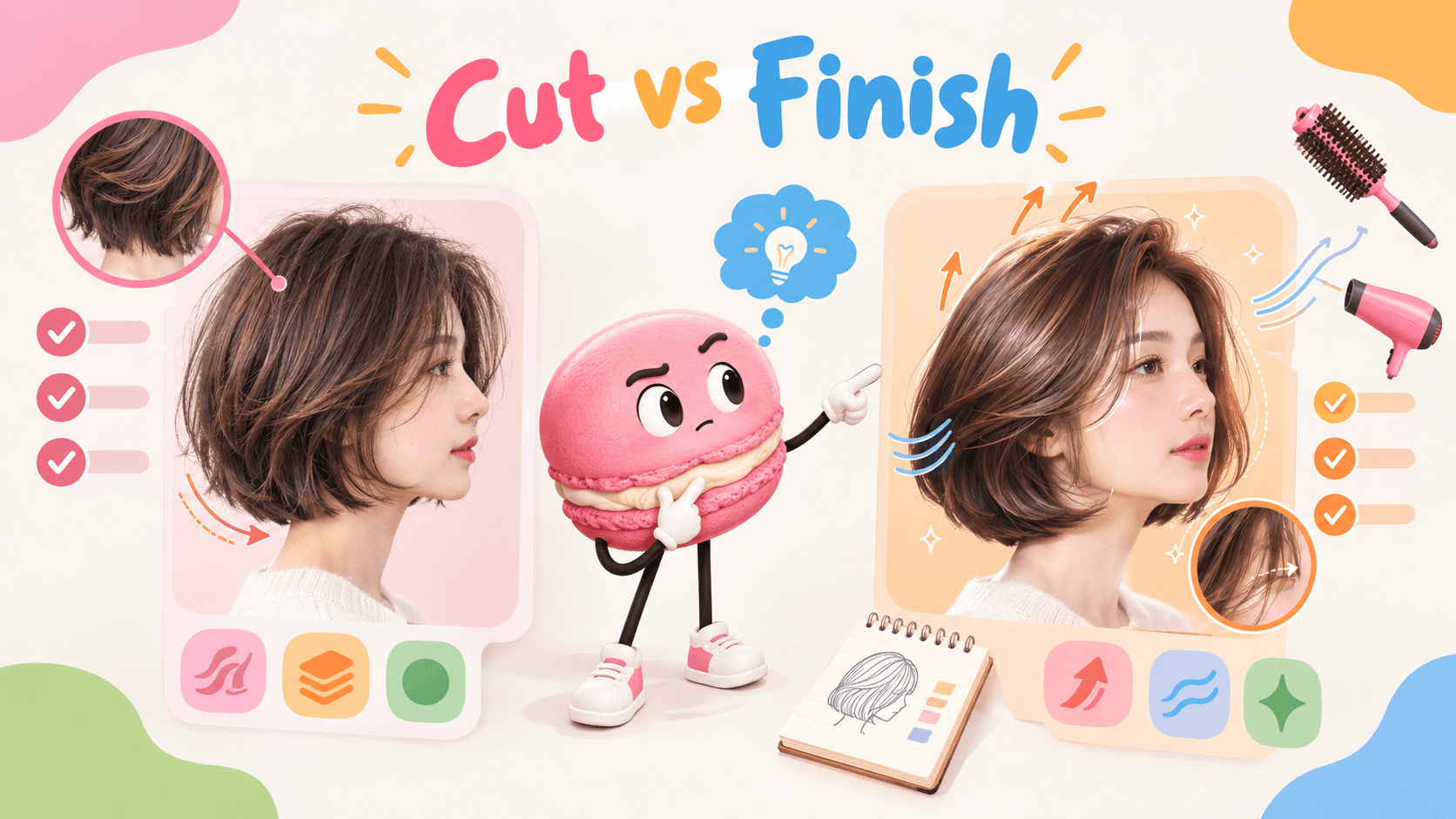 Separate the Cut From the Styled Finish