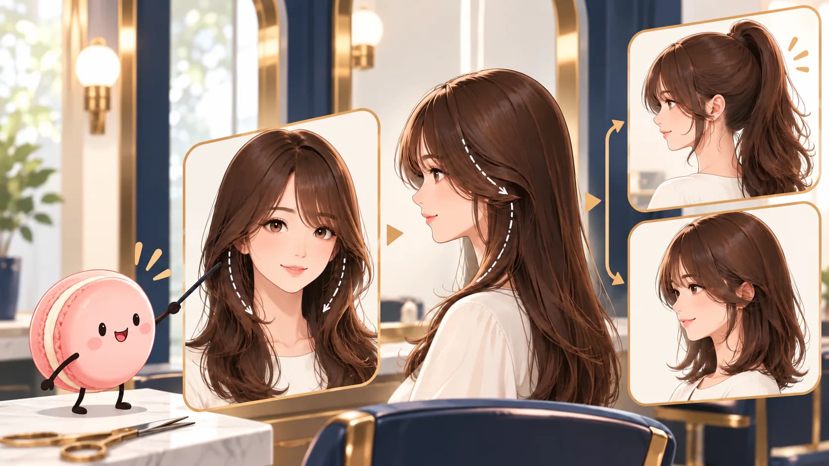 Styling It With Long Layers Underneath