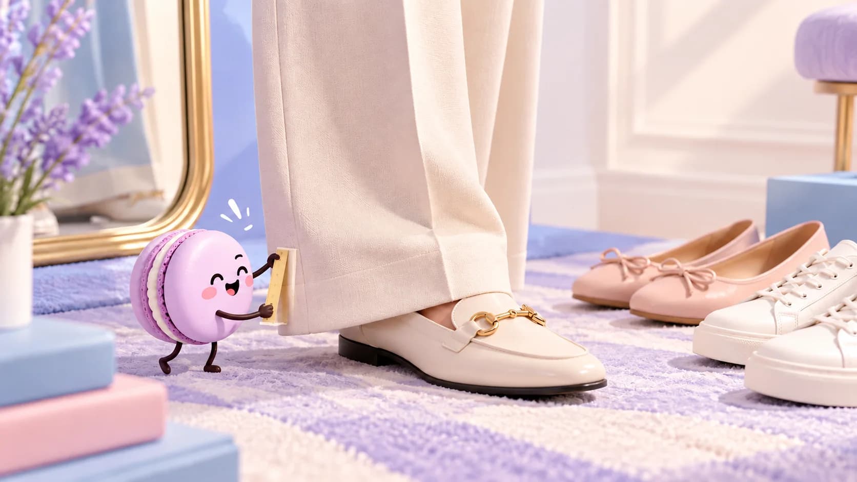Shoes That Balance the Proportions