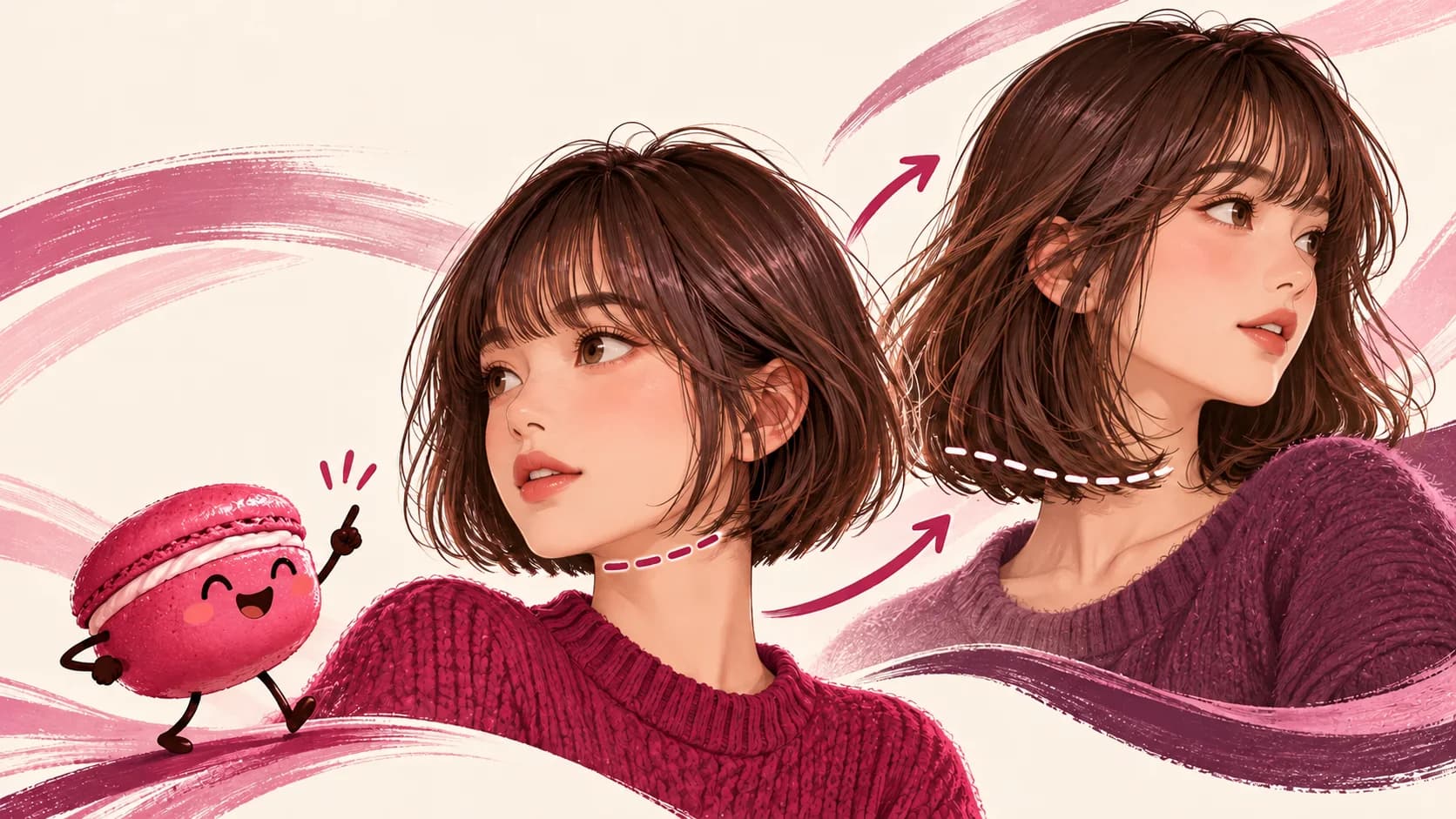 How the Bob Length Interacts With a Fringe