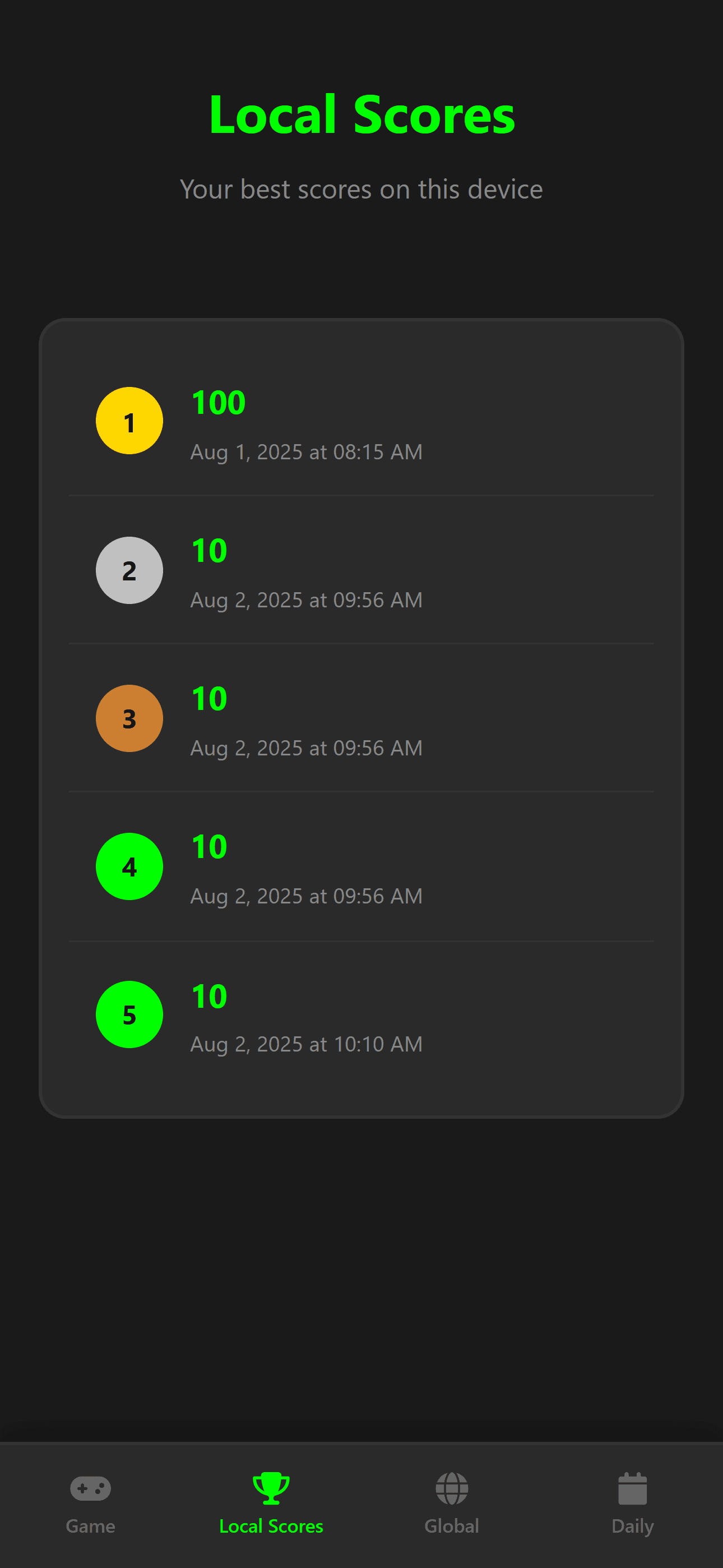 App screenshot 4