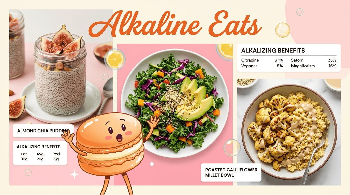 A 1-day meal plan for Alkaline Diet