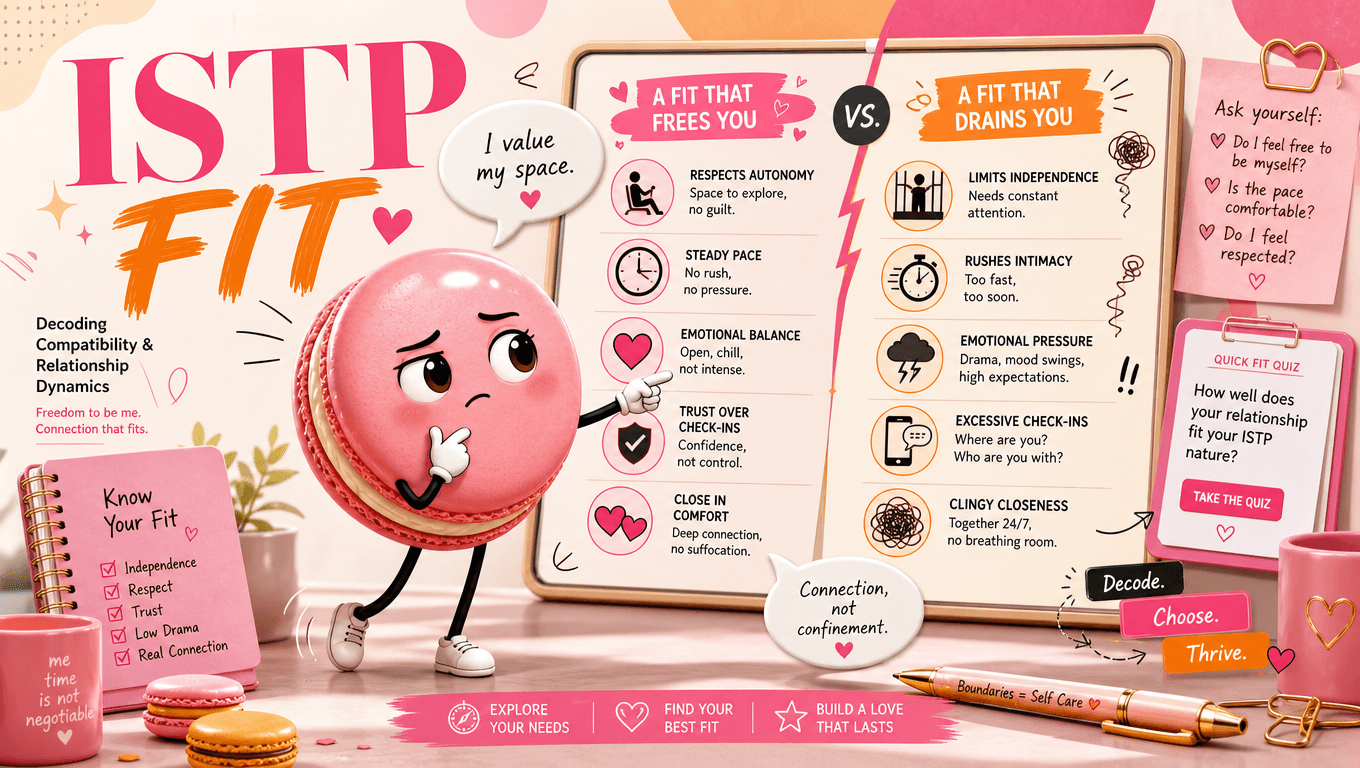 Which Relationship Dynamics Fit ISTP Independence and Which Ones Feel Confining