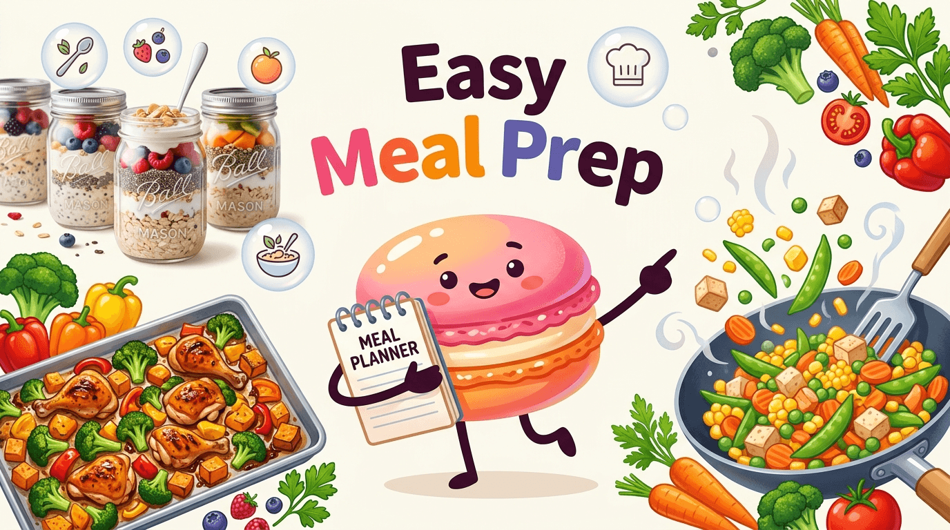 Breakfast, lunch, and dinner ideas for Beginners
