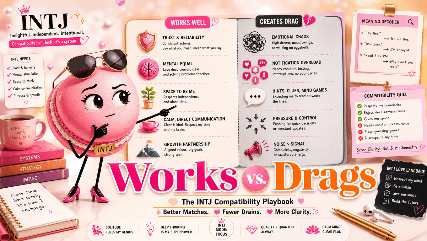 Which Relationship Dynamics Work With INTJ Independence and Which Ones Create Drag