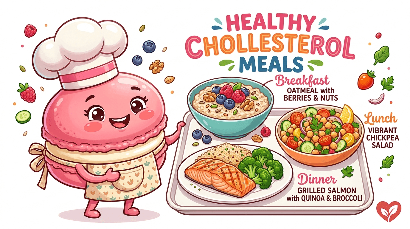 A Simple 1-Day Meal Idea for Cholesterol