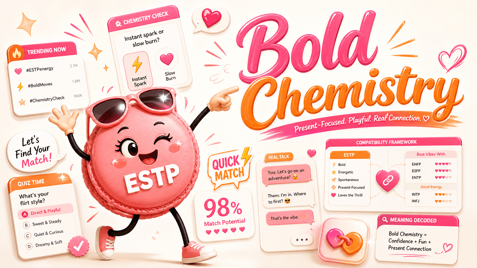 ESTP in Love: Bold, Playful, and Present