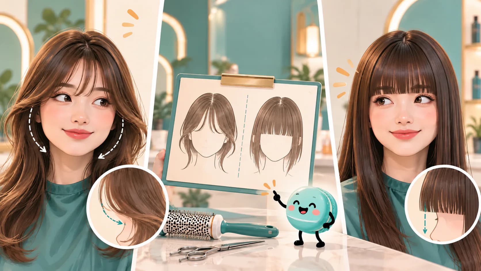 Curved Fringe vs. Blunt-Cut Options