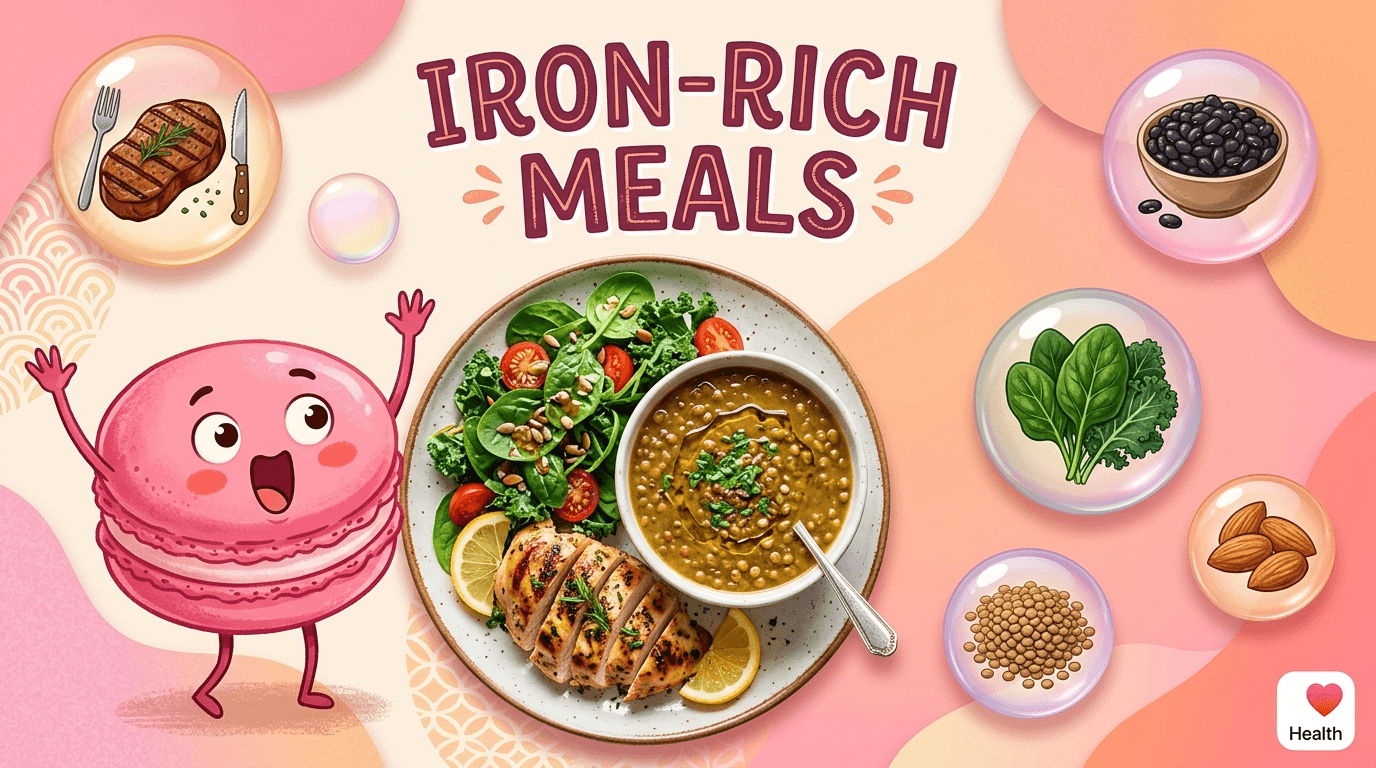 A Simple 1-Day Meal Idea for Anemia