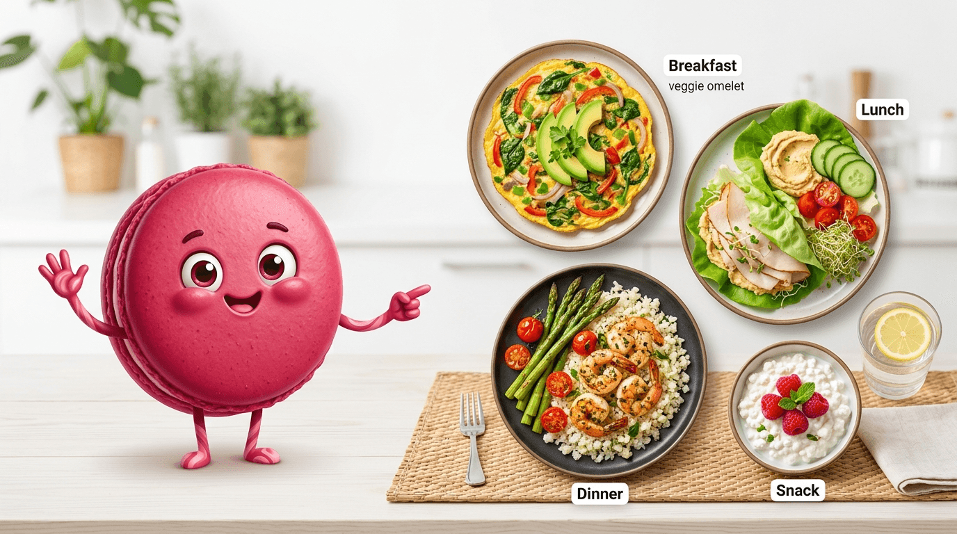 A 1-day meal plan for Diabetic Diet