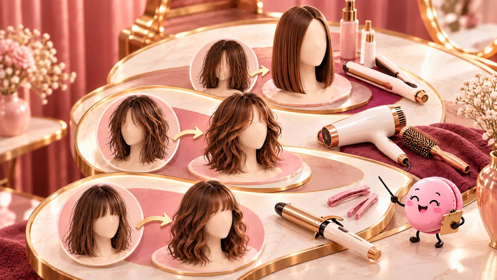 Styling Differences Between the Main Options