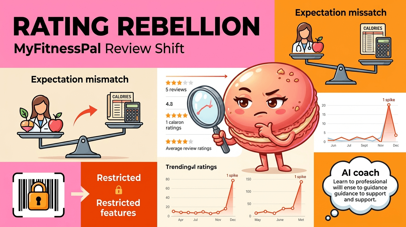 How MyFitnessPal Ratings Changed After the Rebrand
