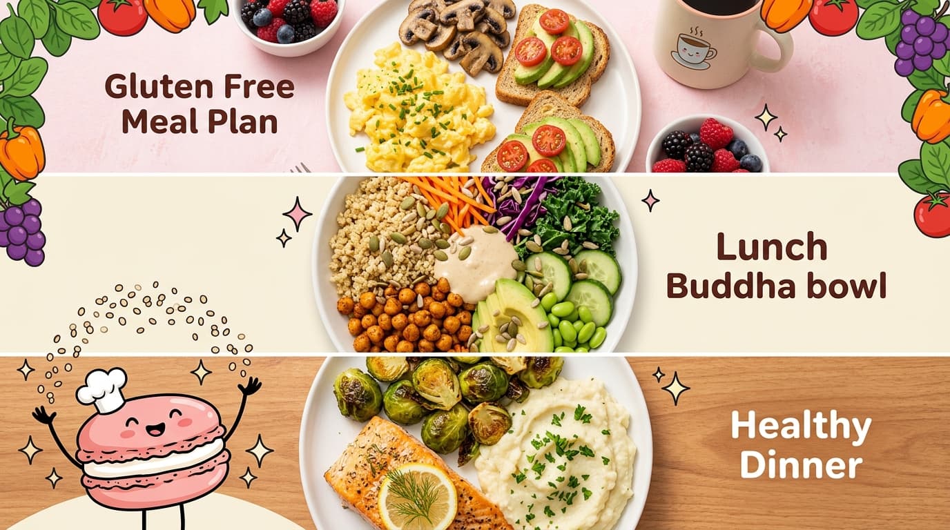 A 1-day meal plan for Gluten Free