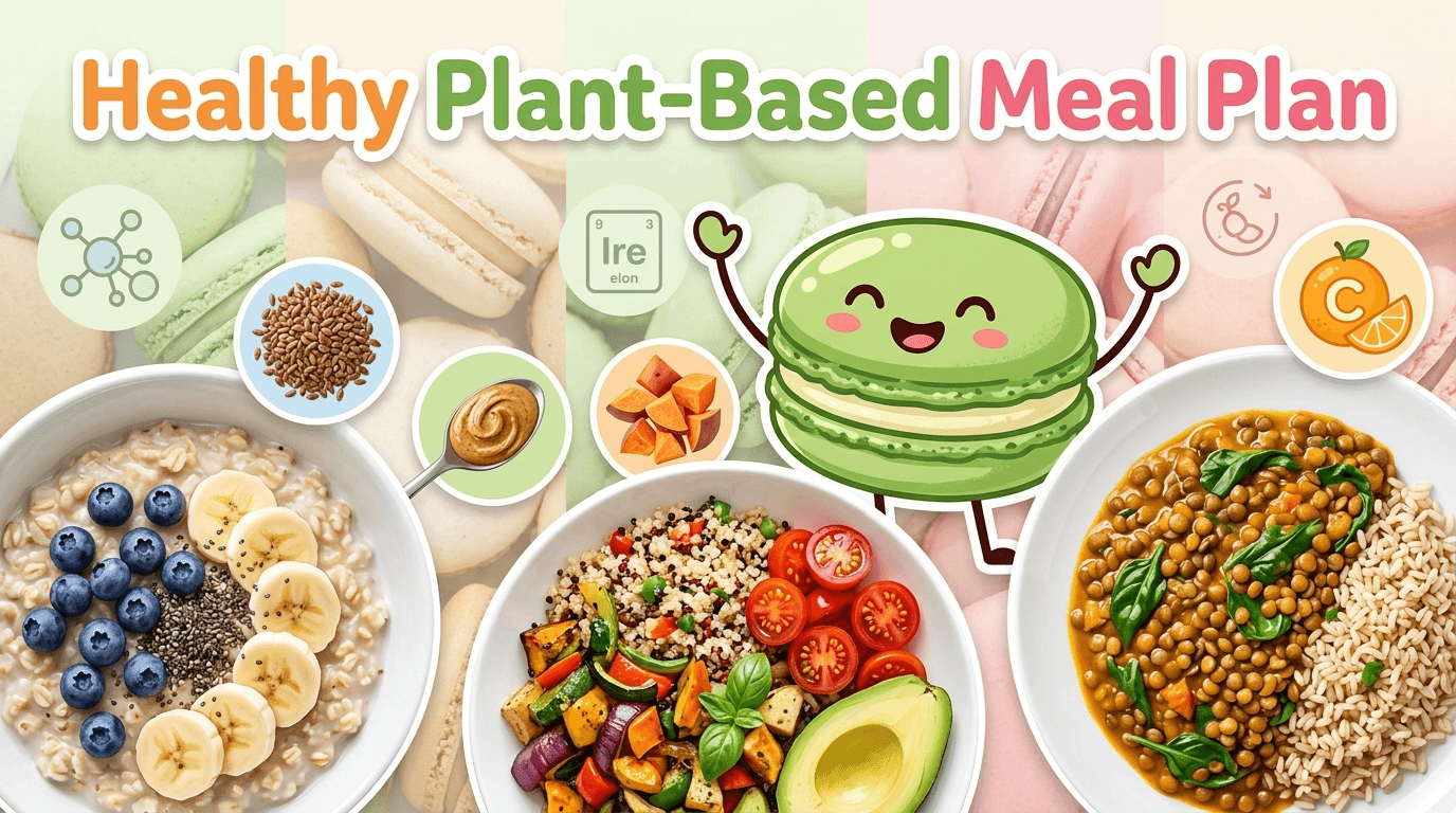 A 1-day meal plan for Plant Based