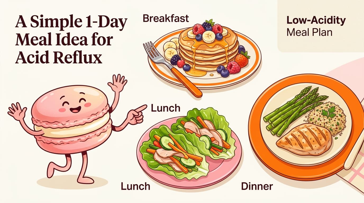 A Simple 1-Day Meal Idea for Acid Reflux