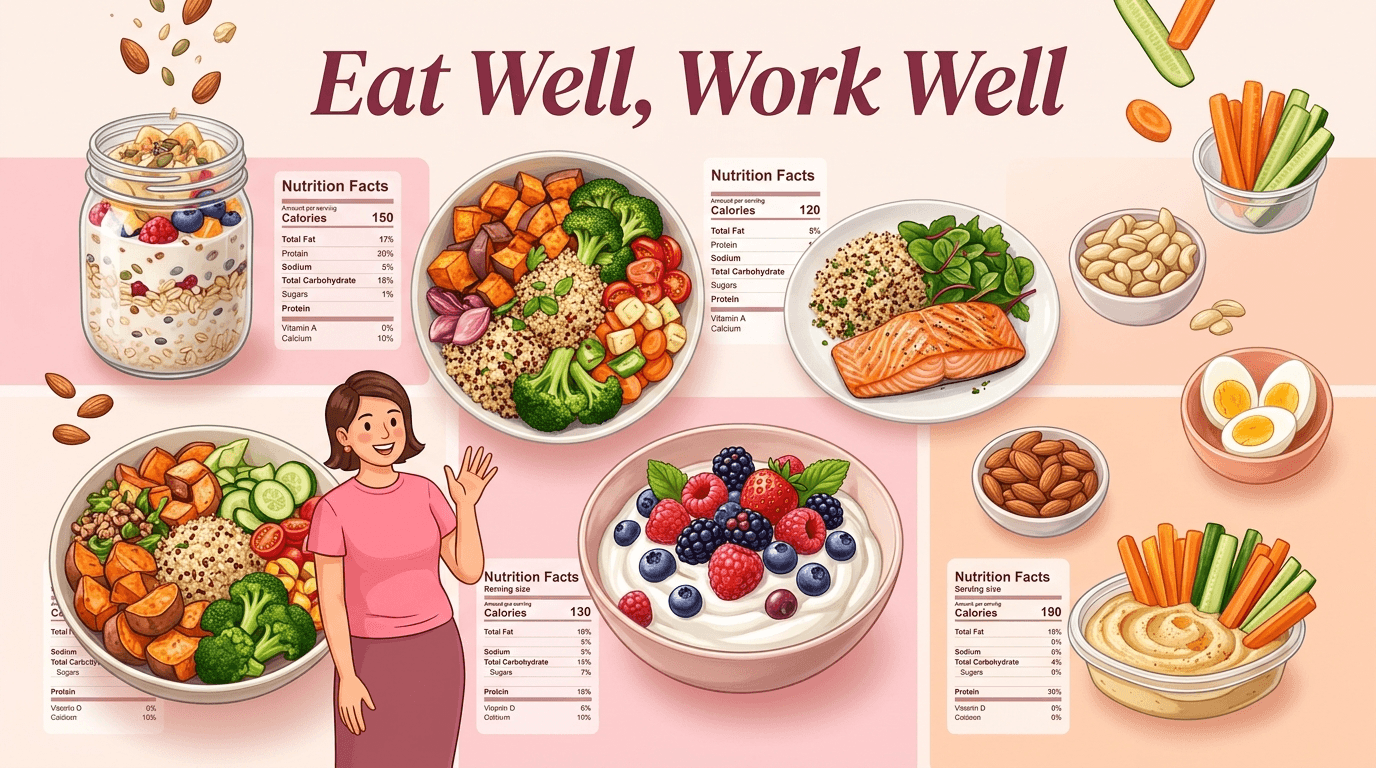 Best foods to include in a meal plan for Working Women