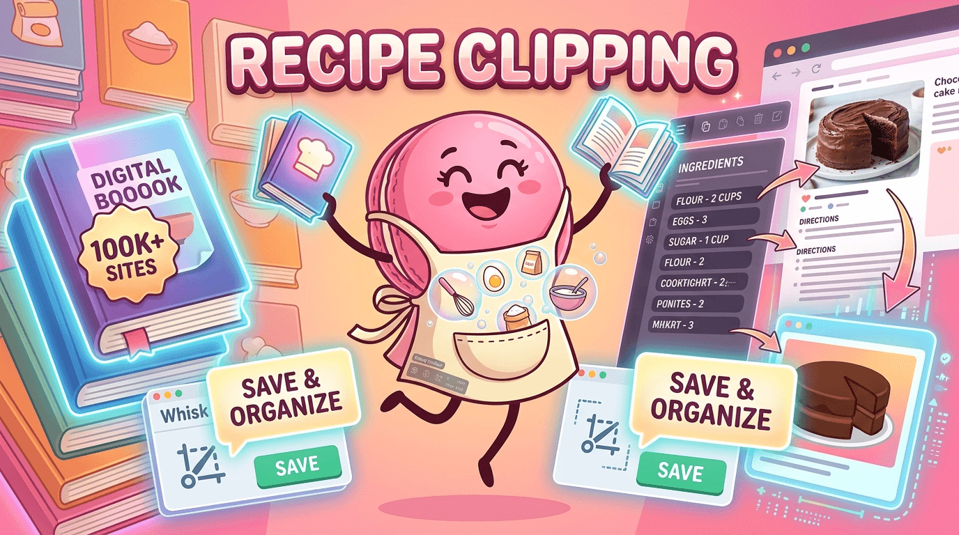 How Whisk's Recipe Import and Saving Works