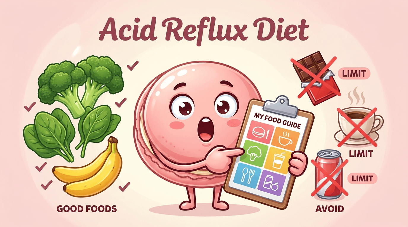 Best foods for Acid Reflux vs. Foods to Limit