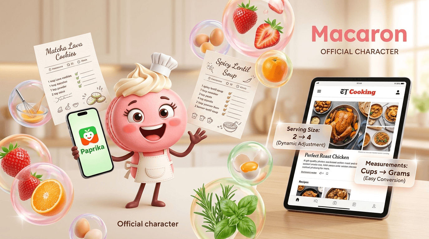 Paprika's Recipe Import and Storage Features