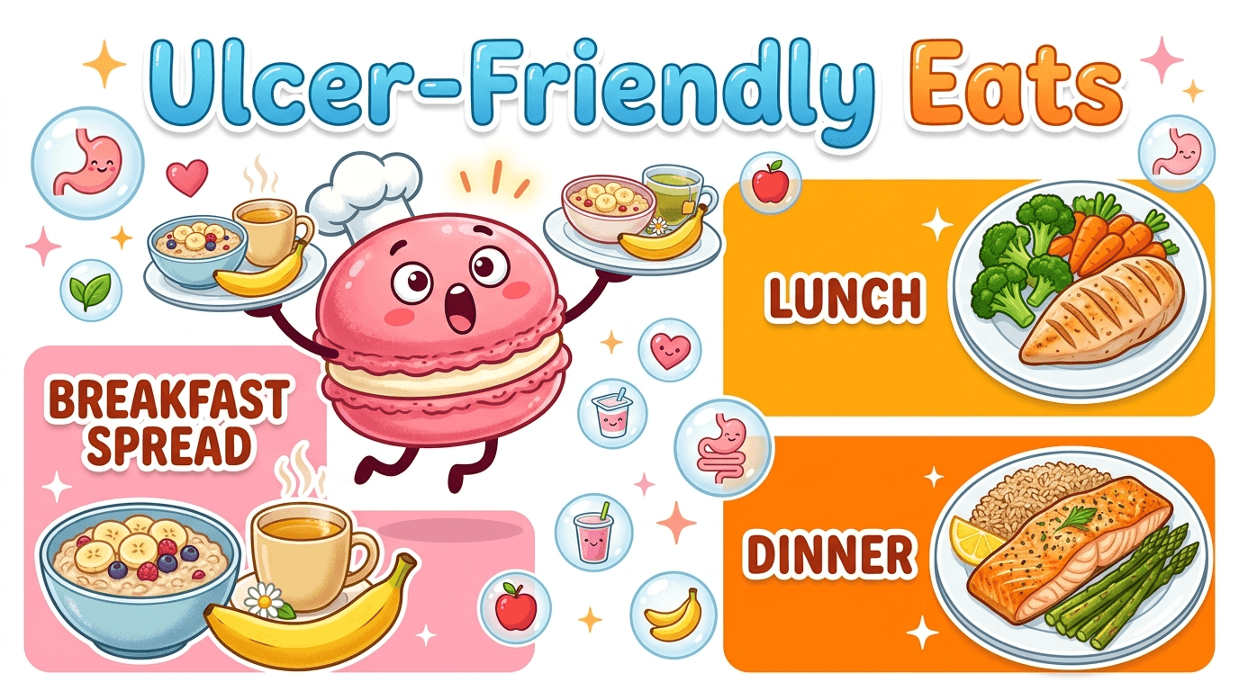A Simple 1-Day Meal Idea for Ulcers