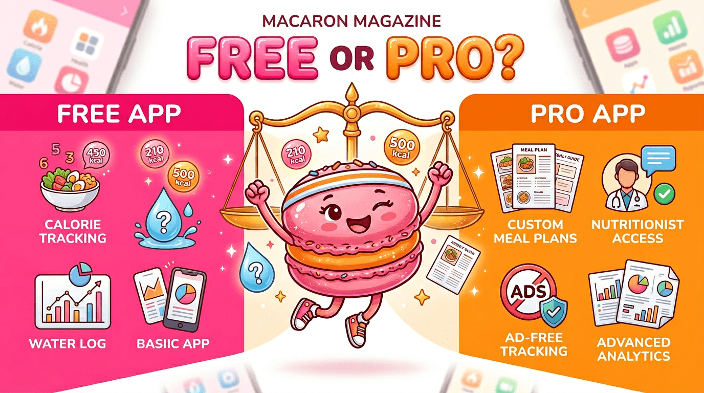 FatSecret's Free vs Pro