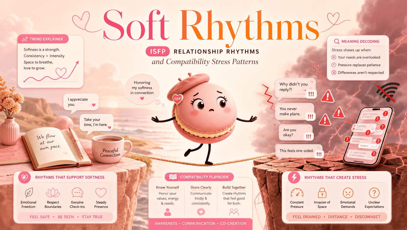 Which Relationship Rhythms Support ISFP Softness and Which Ones Create Stress