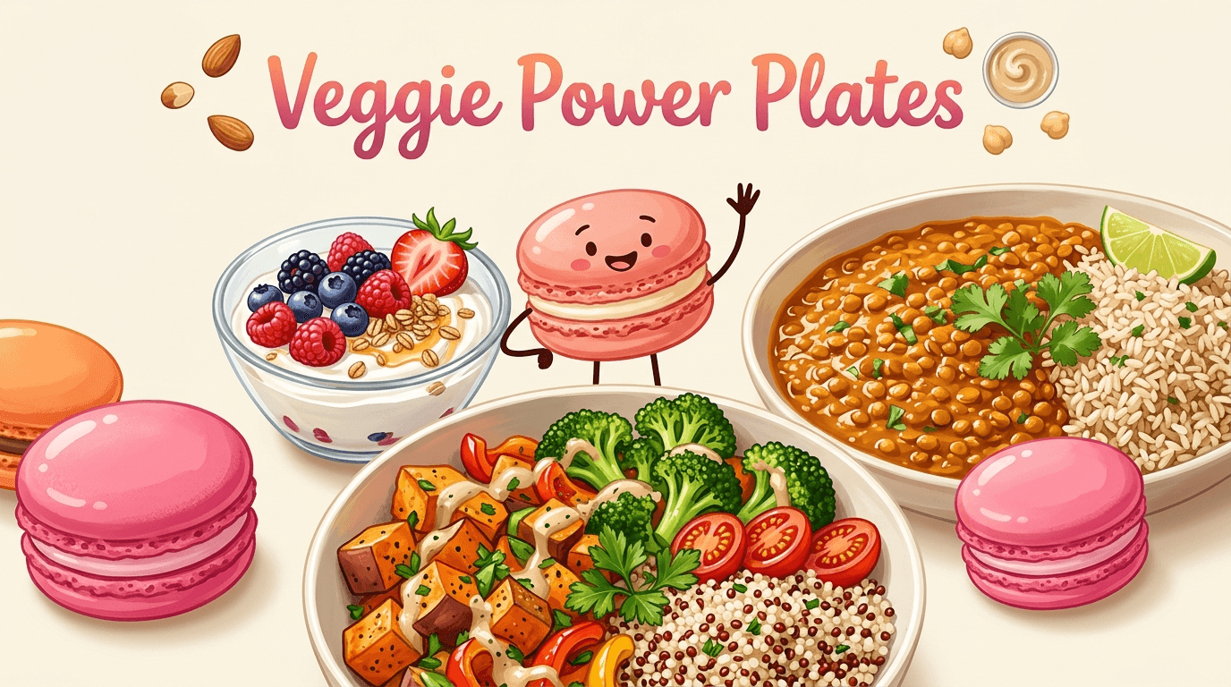 A 1-day meal plan for Vegetarian