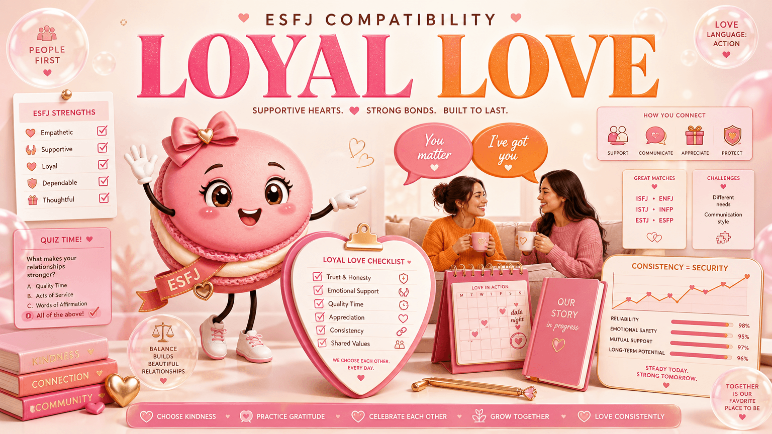 ESFJ in Relationships: Supportive and Loyal