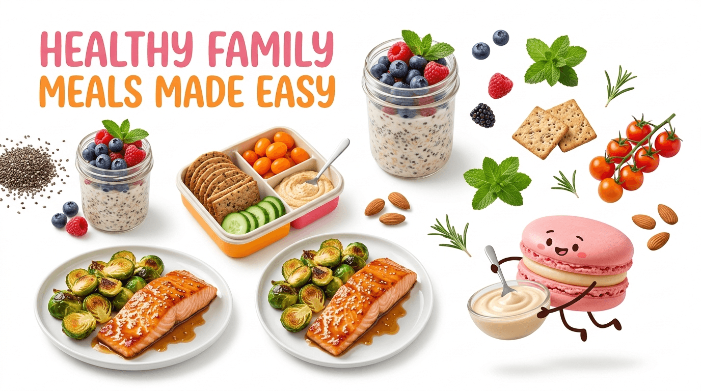 Breakfast, lunch, and dinner ideas for Families