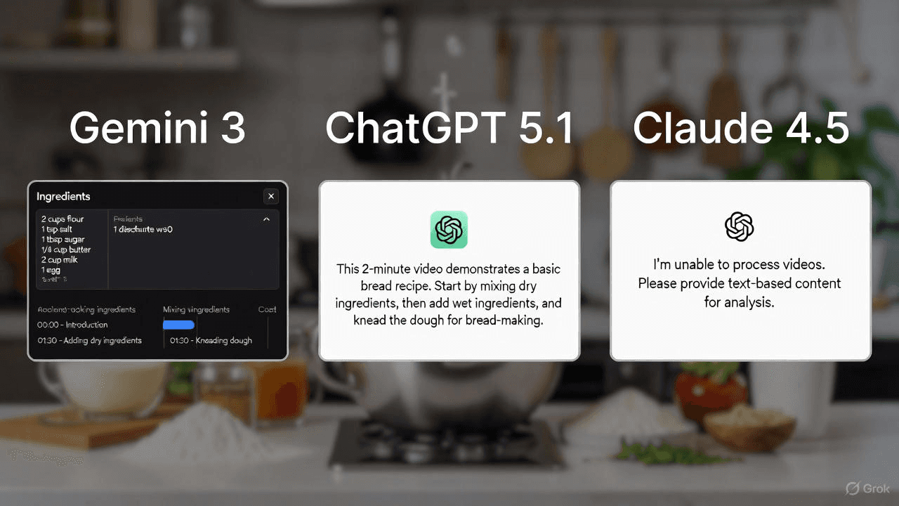 KI-Schlacht 2025: Gemini 3, ChatGPT 5.1 & Claude 4.5