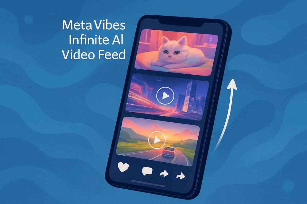 Feed de Vídeos "Vibes" da Meta AI – Uma Nova Experiência de Conteúdo Curto e Inteligente