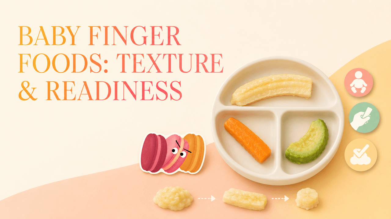 Baby Finger Foods: Track Texture and Readiness Safely