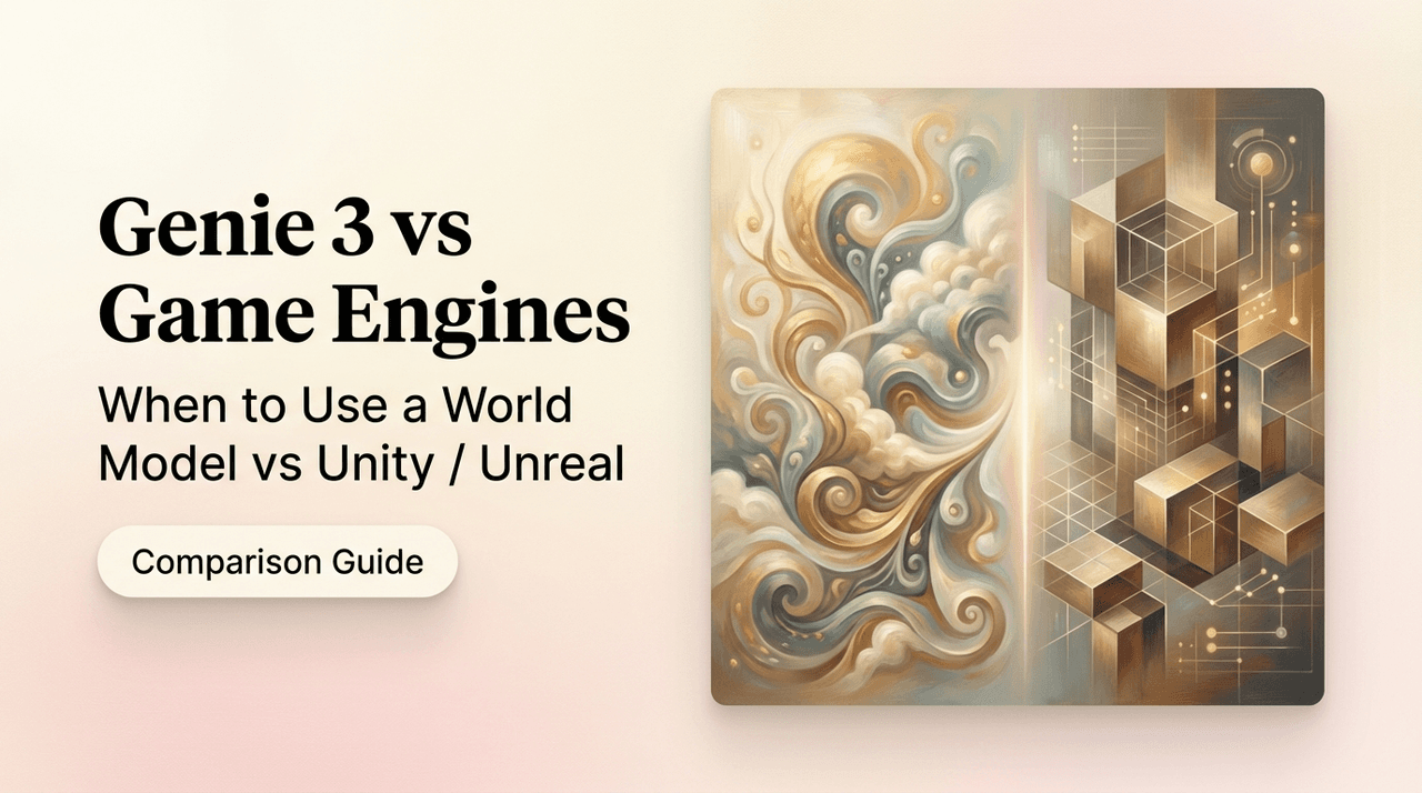 Genie 3 vs Game Engines: When to Use a World Model vs Unity/Unreal