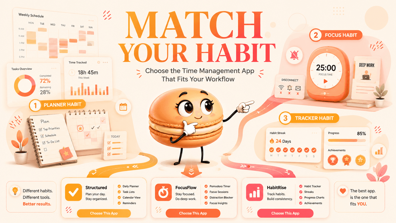 Best Time Management Apps: Choose by Habit