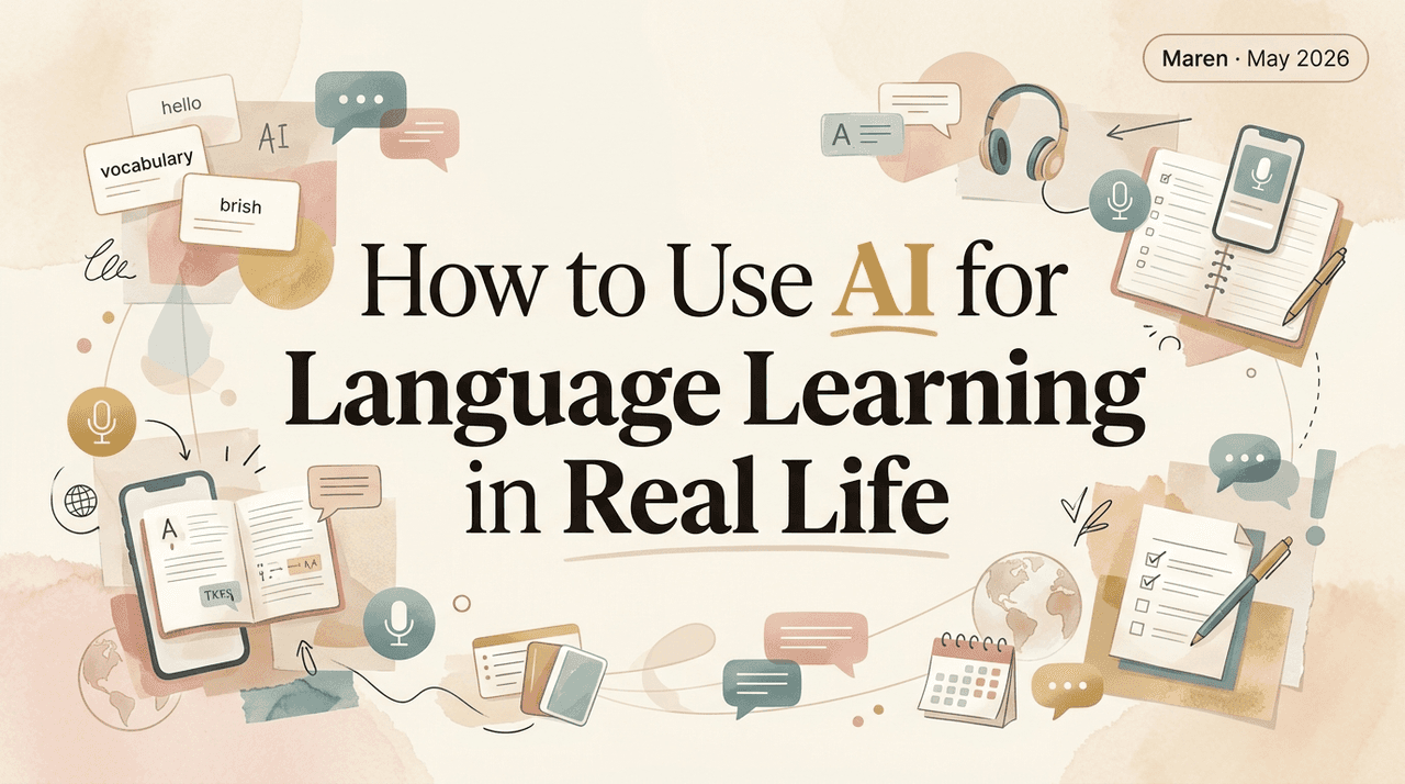 How to Use AI for Language Learning in Real Life