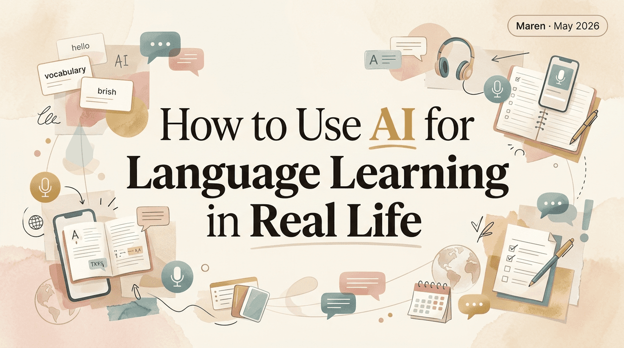 How to Use AI for Language Learning in Real Life