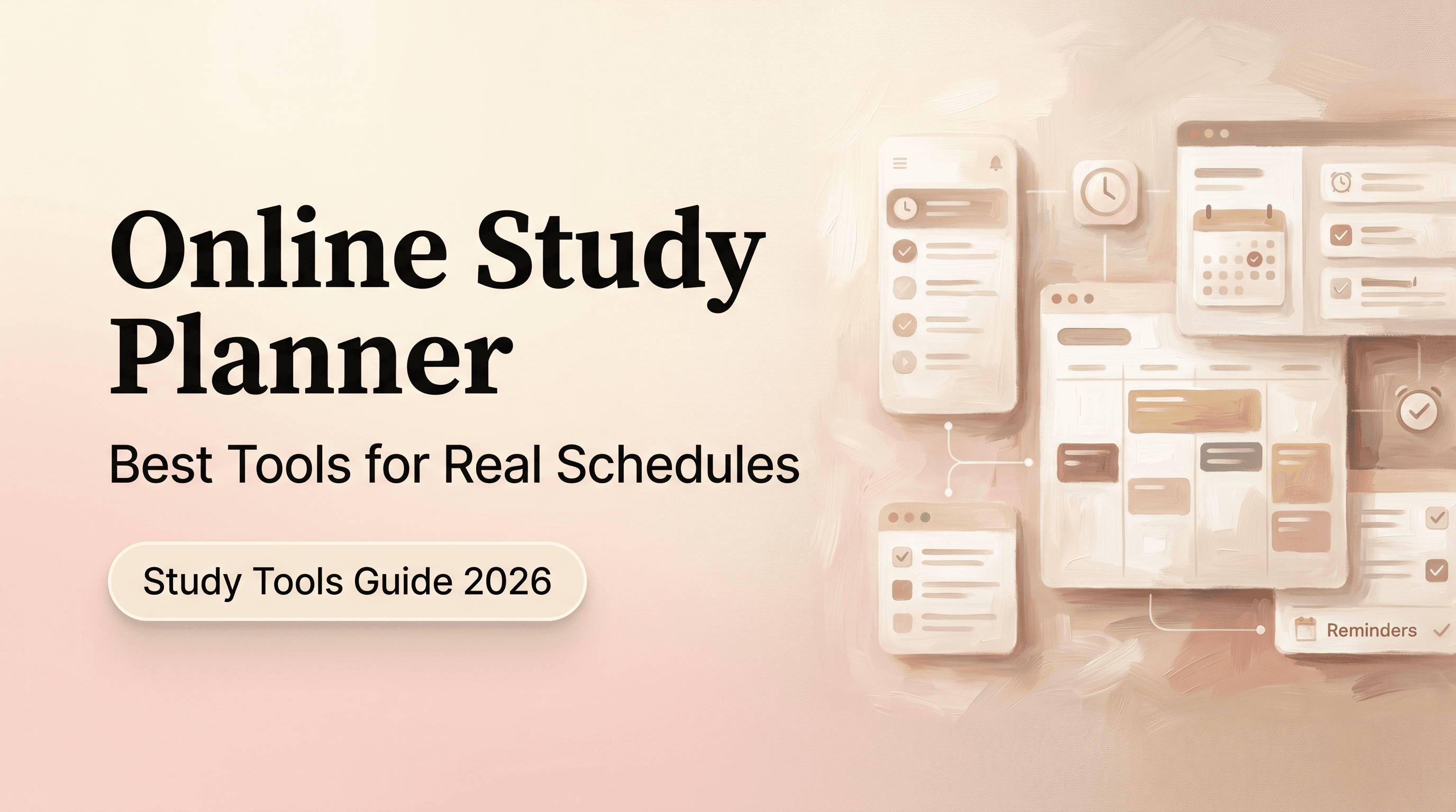 Online Study Planner: Best Tools for Real Schedules