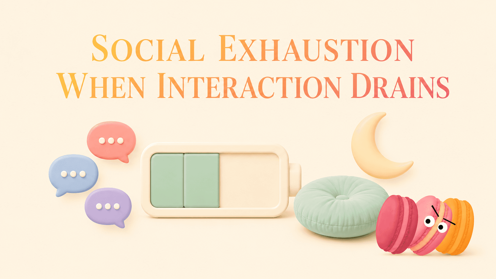 Social Exhaustion: When Interaction Feels Draining