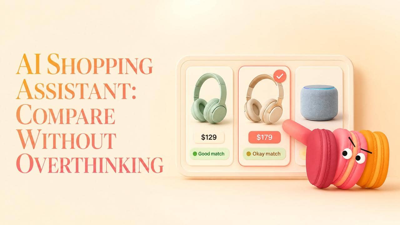 AI Shopping Assistant: Compare Products Without Overthinking