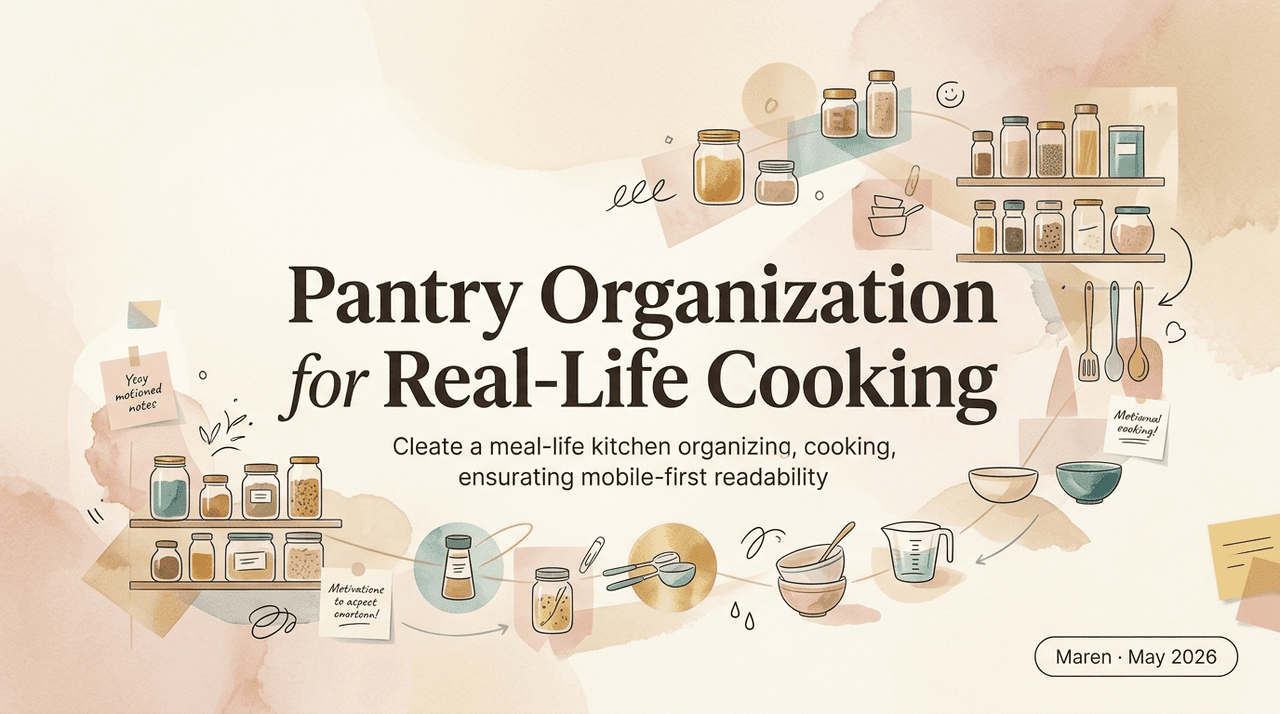 Pantry Organization for Real-Life Cooking