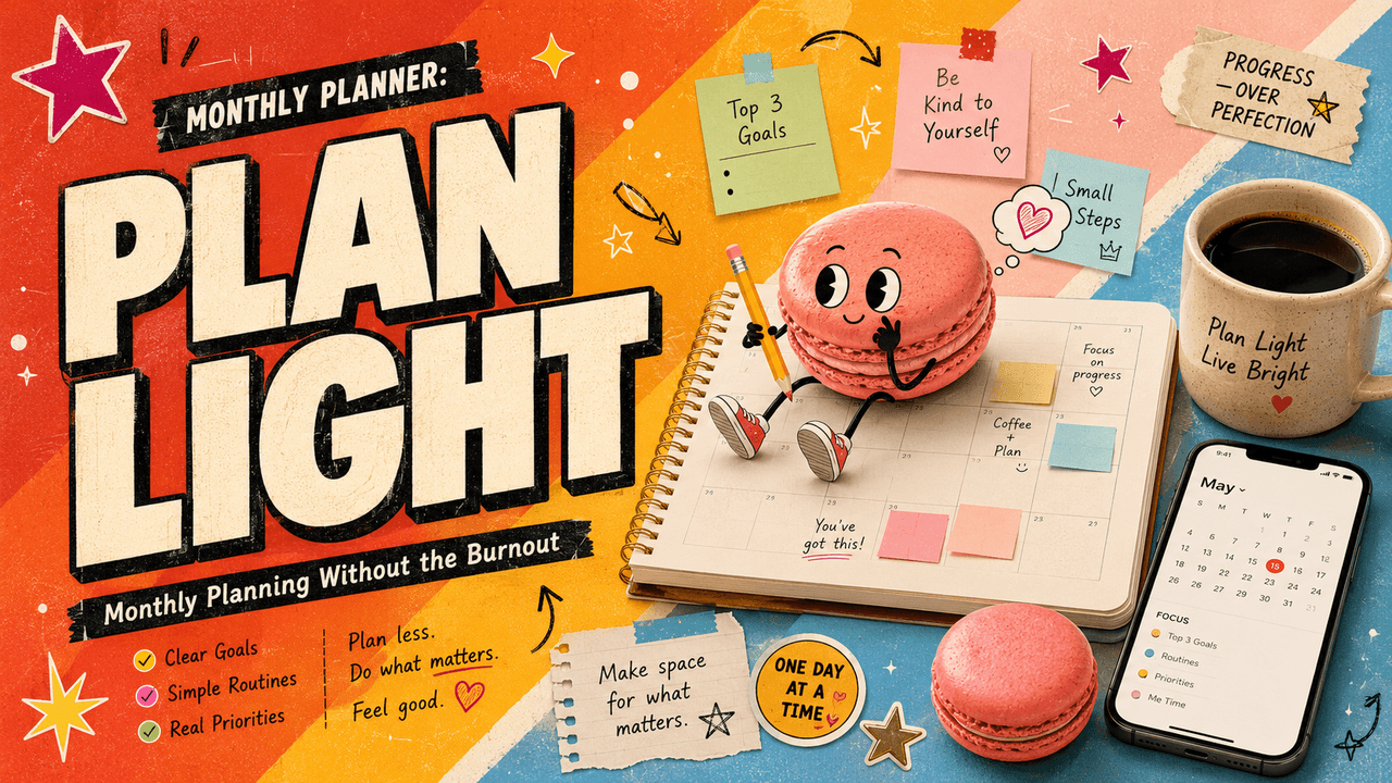 Monthly Planner: Plan Without Overplanning