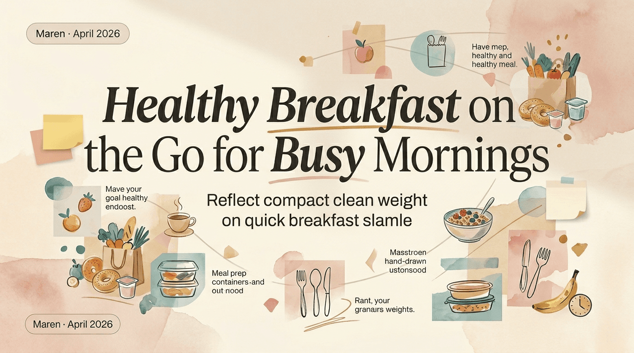 Healthy Breakfast on the Go for Busy Mornings