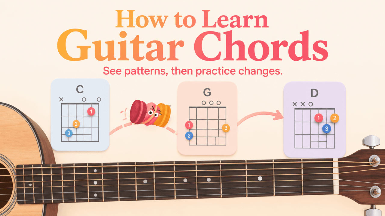 How to Learn Guitar Chords Without Memorizing Everything