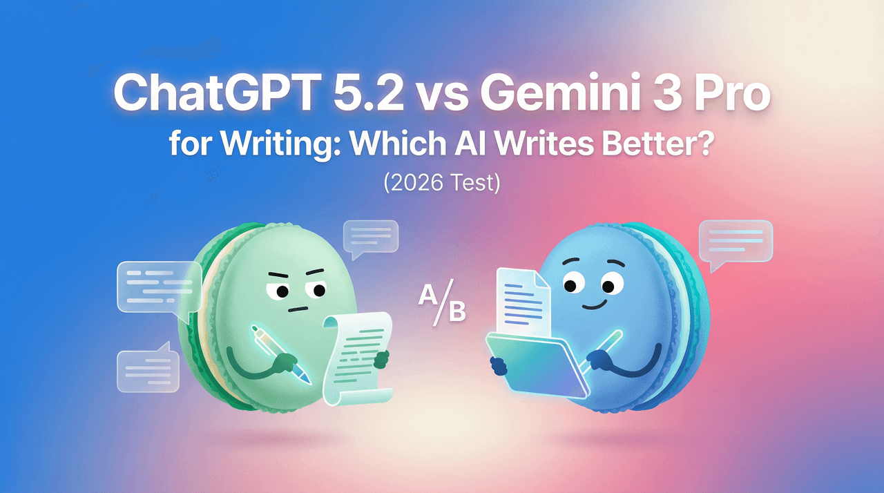 ChatGPT 5.2 vs Gemini 3 Pro for Writing: Which AI Writes Better? (2026 Test)