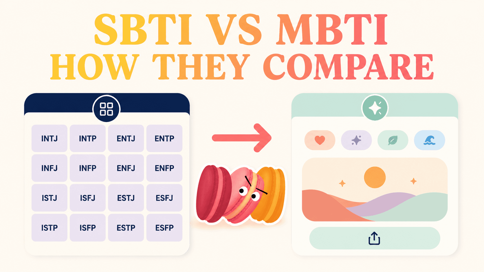 SBTI vs MBTI: How They Actually Compare