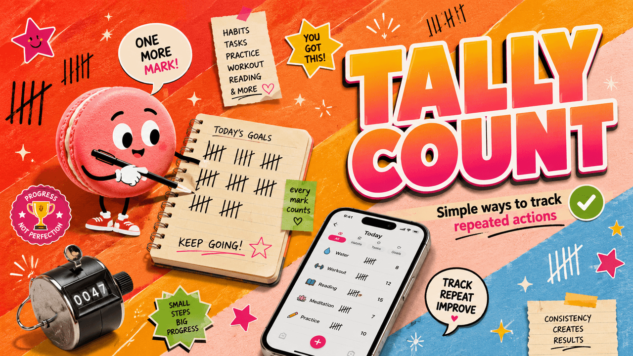 Tally Count: Simple Ways to Track Repeated Actions