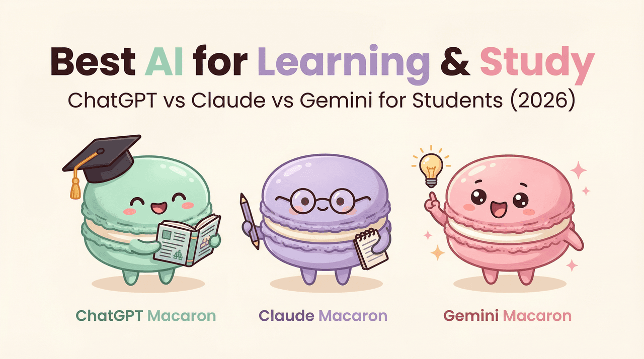 Best AI for Learning & Study: ChatGPT vs Claude vs Gemini for Students (2026)