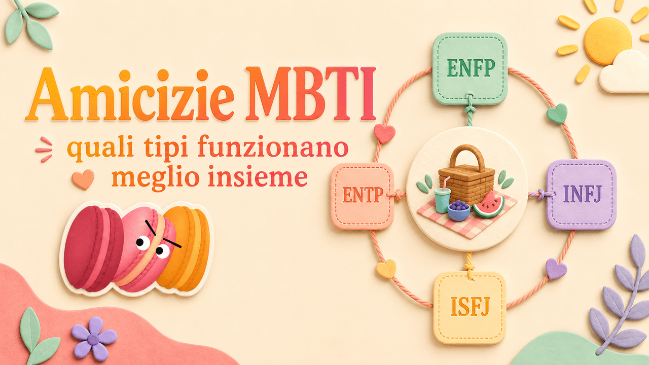 Amicizie MBTI: quali tipi funzionano meglio insieme