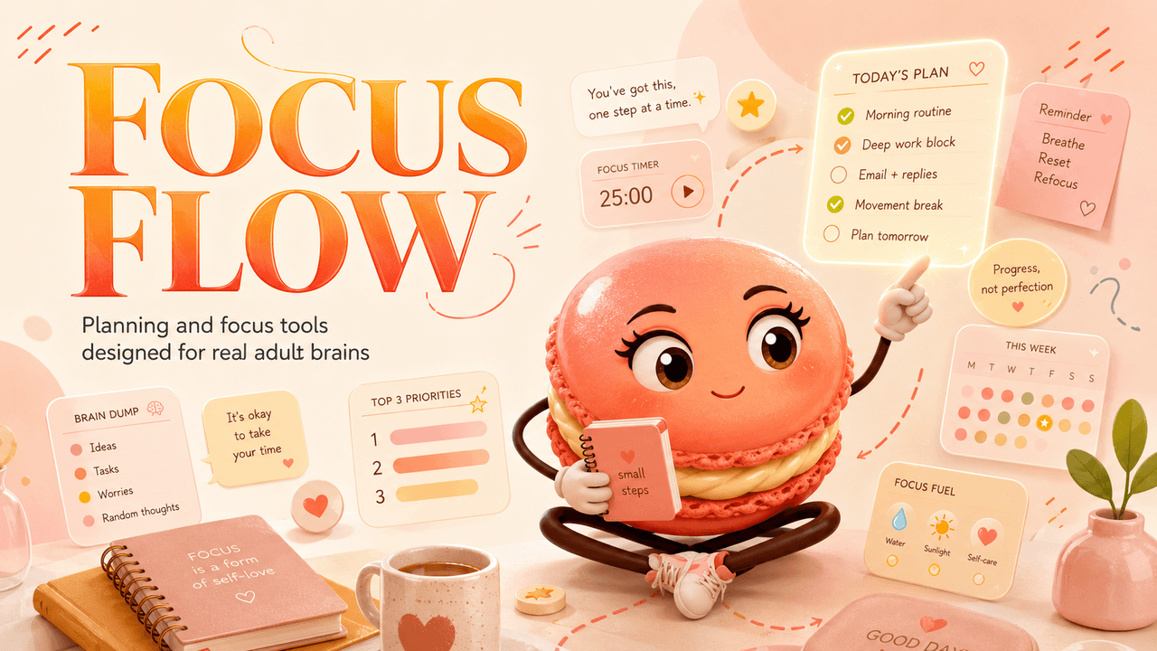 ADHD Apps: Planning and Focus Tools for Adults